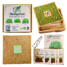 Load image into Gallery viewer, Premiere Microgreens Starter Kit (WOOD DESIGN B)