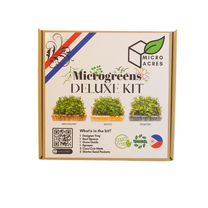 DELUXE Microgreens Starter Kit (Wood Design)